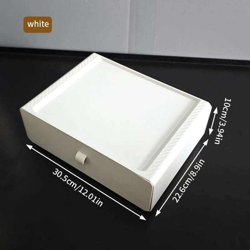 1 piece, drawer style office storage box, stationery and cosmetics sorting rack, desktop organizer