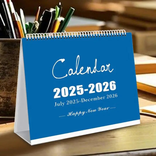 Desk Calendar 2025-2026 Small Year Of Snake Desktop Monthly Planner Paper Monthly Planner Home Decorations