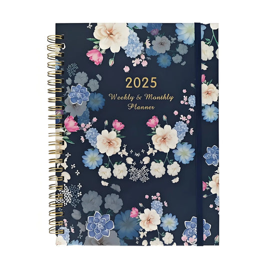 A5 Week Plan Book 2025 Coil Notebook Schedule Book Unique Best office Best Calendars & Planners