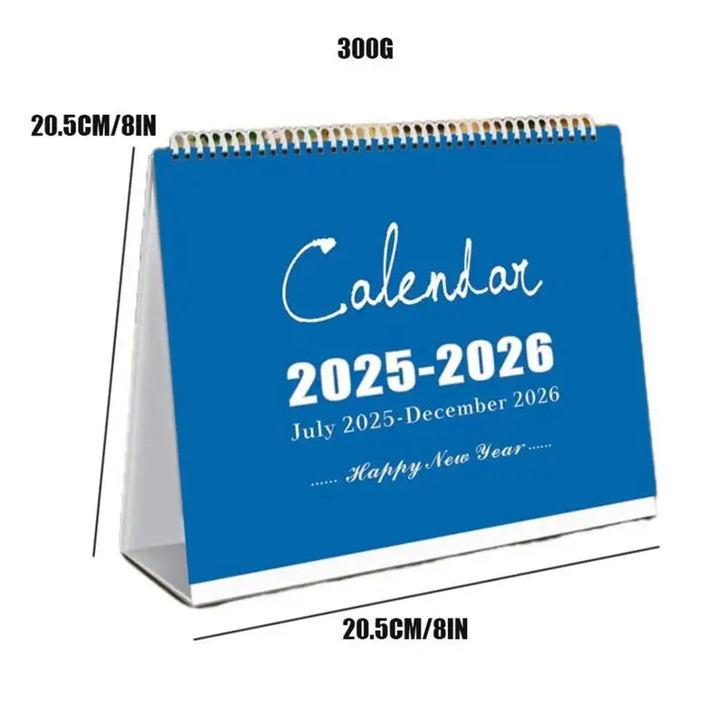 Desk Calendar 2025-2026 Small Year Of Snake Desktop Monthly Planner Paper Monthly Planner Home Decorations