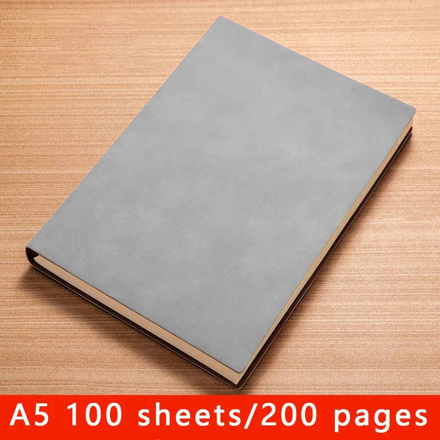 A5 multi-color large popular retro sheepskin large business office notebook, postgraduate entrance examination