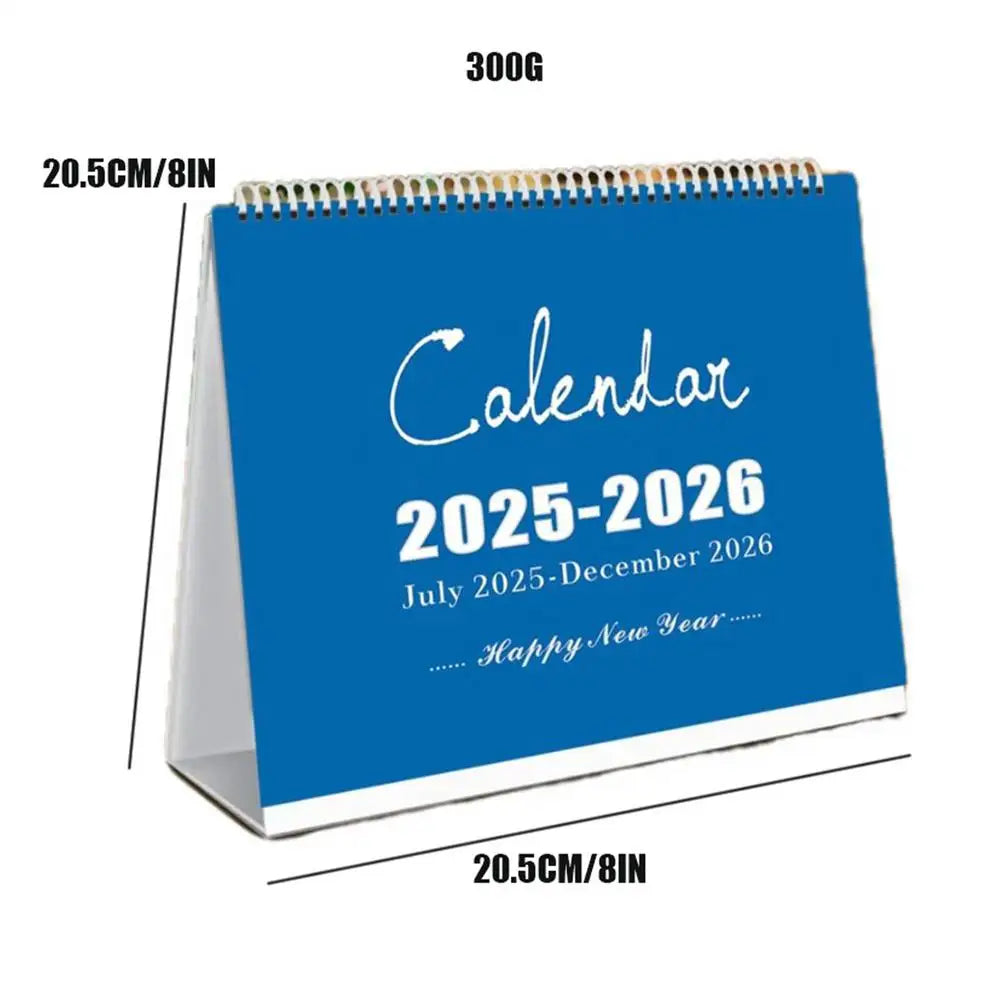 Desk Calendar 2025-2026 Small Year Of Snake Desktop Monthly Planner Paper Monthly Planner Home Decorations