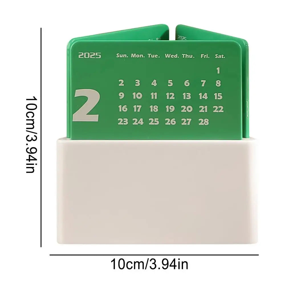Desk Calendar With Pen Holder Desktop Monthly Calendar With Pen Organizer 2025 Desk Calendar Pen Holder