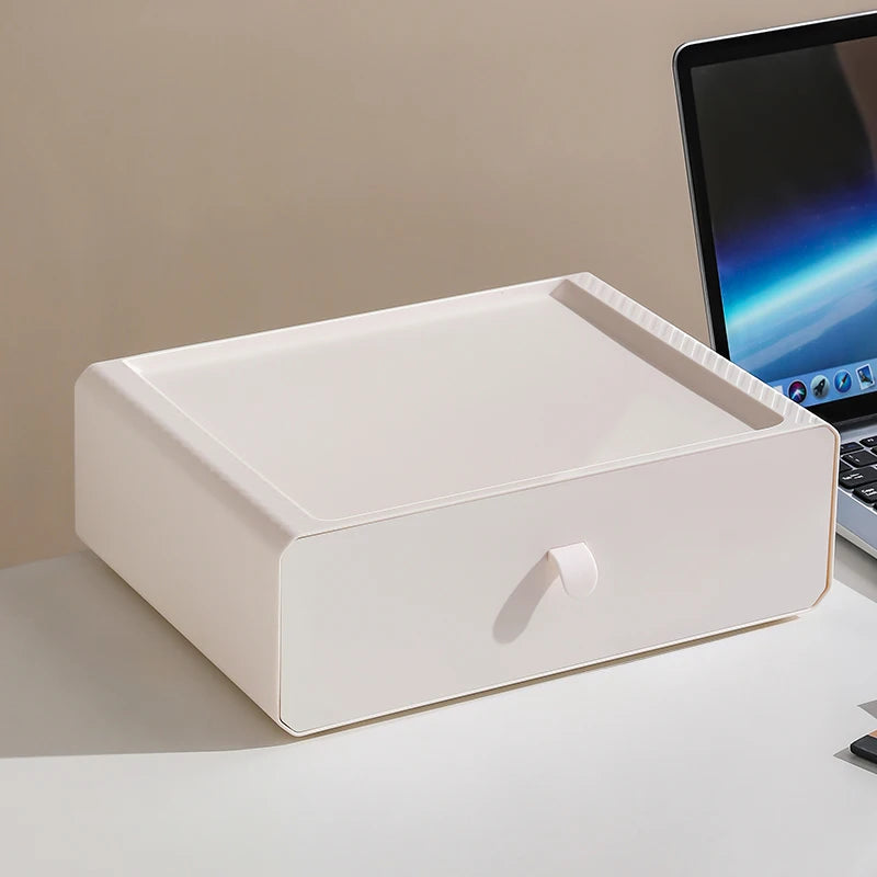 1 piece, drawer style office storage box, stationery and cosmetics sorting rack, desktop organizer