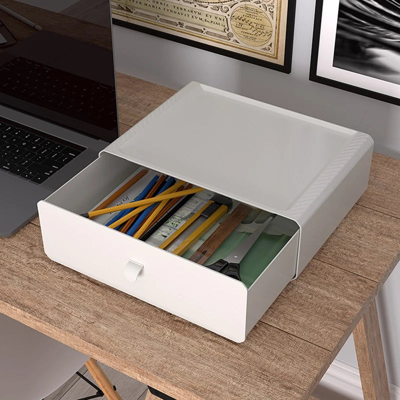 1 piece, drawer style office storage box, stationery and cosmetics sorting rack, desktop organizer