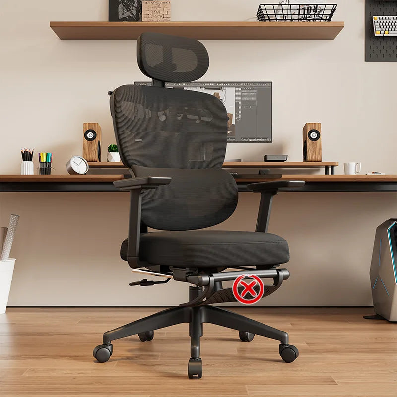 Ergonomic Chair Lumbar Support Computer Chair Home Comfort for Long Sitting Adjustable Bureaustoel Household
