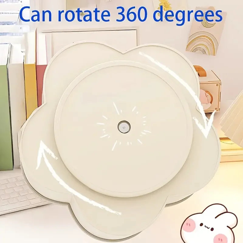Large Capacity Desk Accessories 306 ° Rotation Cute Pen Holder Stationery Organizer Pencil Storage Office