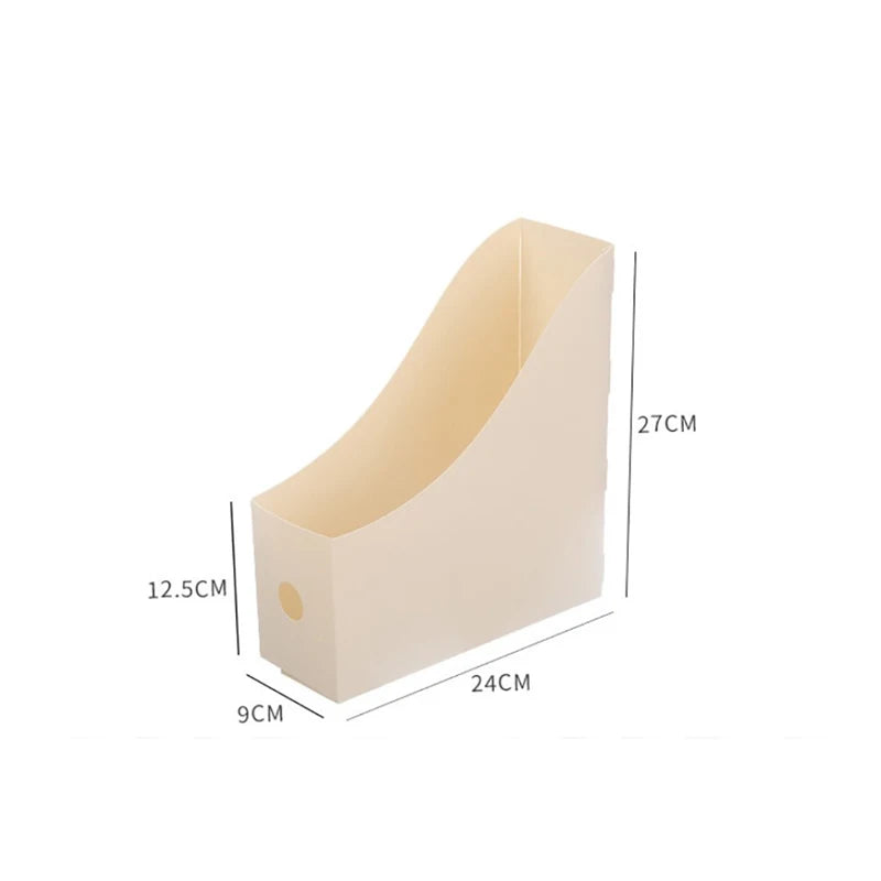 Multi-functional Books Pencil Sundries Storage Box Plastic Document File Storage Box Folding Desktop Organizer