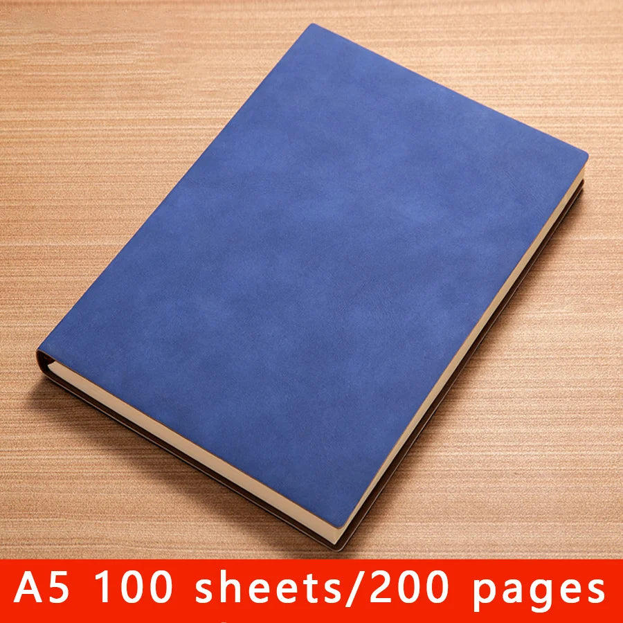A5 multi-color large popular retro sheepskin large business office notebook, postgraduate entrance examination