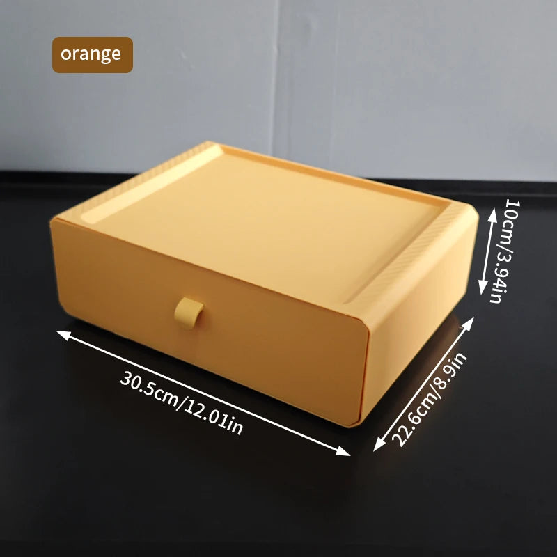 1 piece, drawer style office storage box, stationery and cosmetics sorting rack, desktop organizer