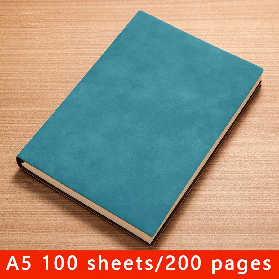 A5 multi-color large popular retro sheepskin large business office notebook, postgraduate entrance examination