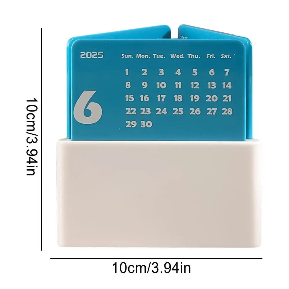 Desk Calendar With Pen Holder Desktop Monthly Calendar With Pen Organizer 2025 Desk Calendar Pen Holder