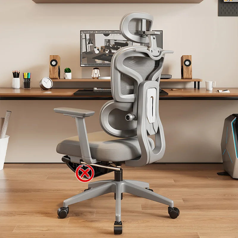 Ergonomic Chair Lumbar Support Computer Chair Home Comfort for Long Sitting Adjustable Bureaustoel Household