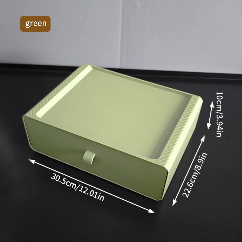 1 piece, drawer style office storage box, stationery and cosmetics sorting rack, desktop organizer