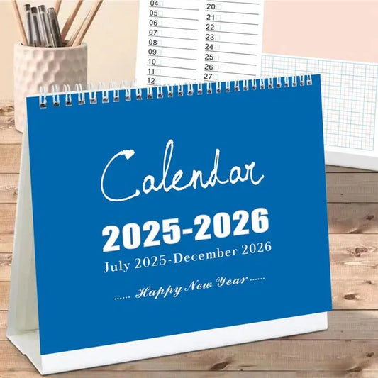 Desk Calendar 2025-2026 Small Year Of Snake Desktop Monthly Planner Paper Monthly Planner Home Decorations