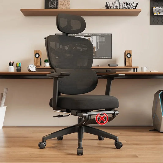 Ergonomic Chair Lumbar Support Computer Chair Home Comfort for Long Sitting Adjustable Bureaustoel Household